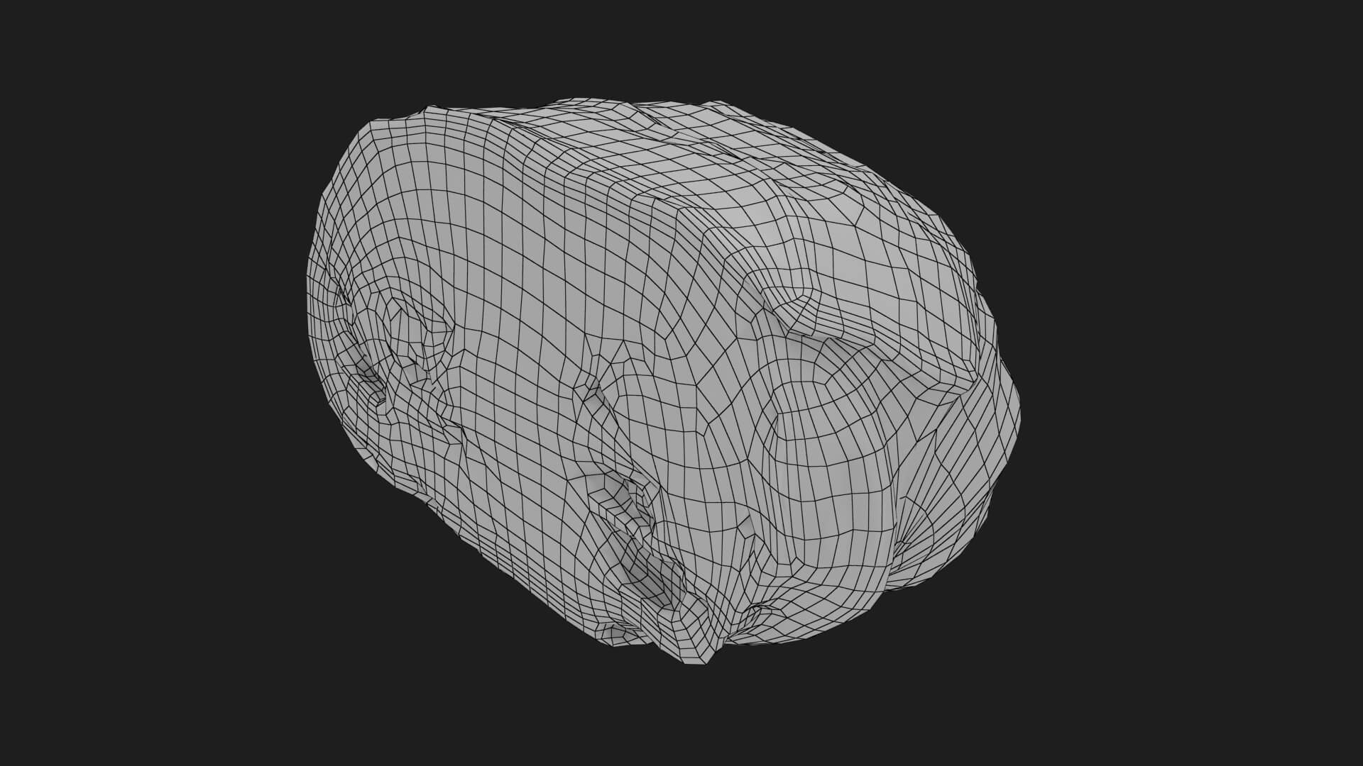 Flat Cabbage Half - 3D Scanned 3D Model