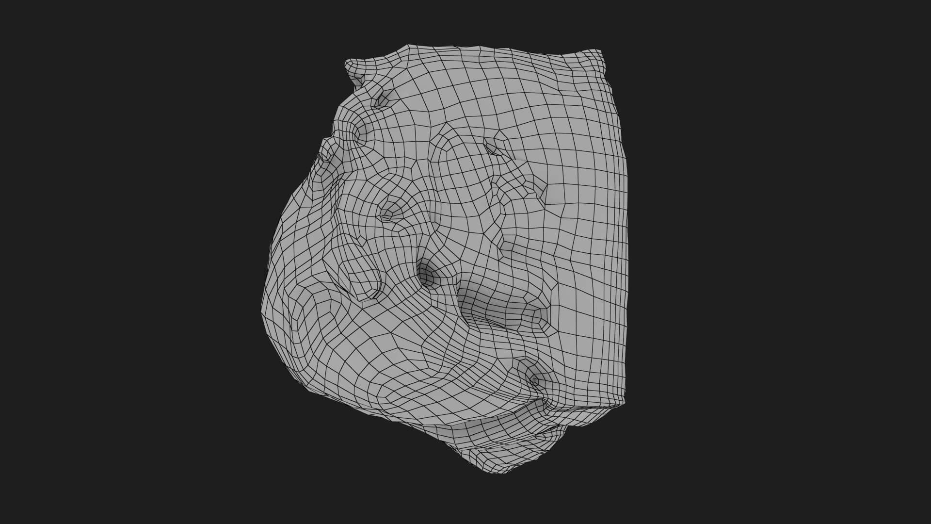 Flat Cabbage Slice - 3D Scanned 3D Model