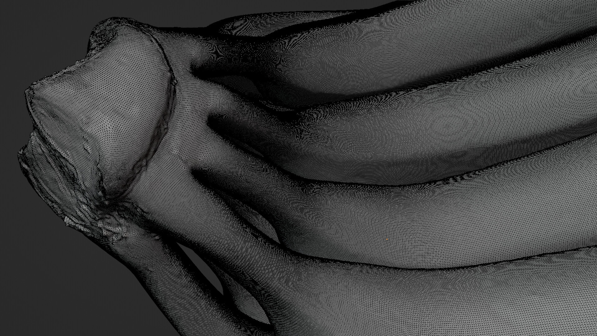 Fresh Banana Bunch - For 3D Print 3D Model