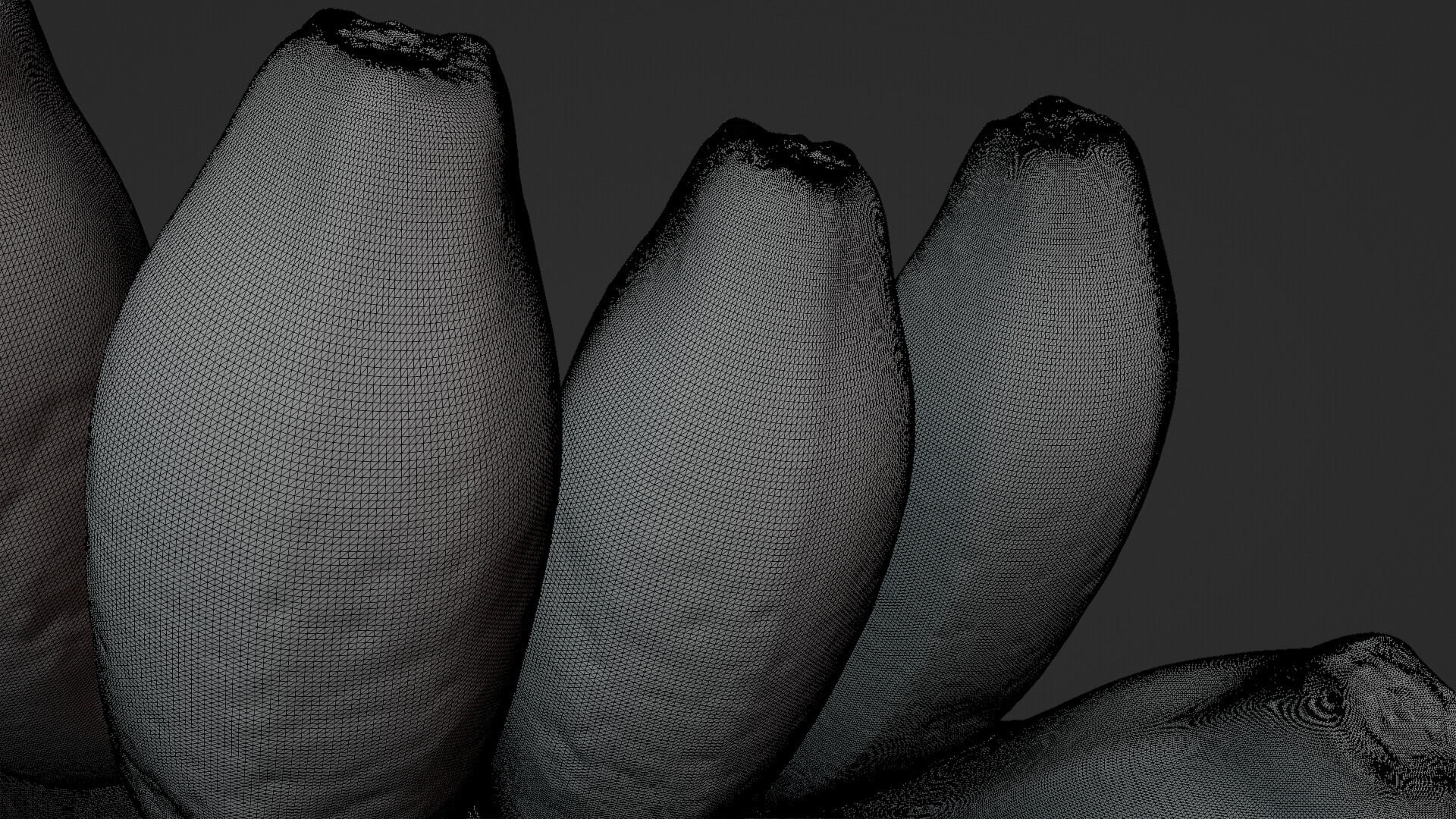 Fresh Banana Bunch - For 3D Print 3D Model