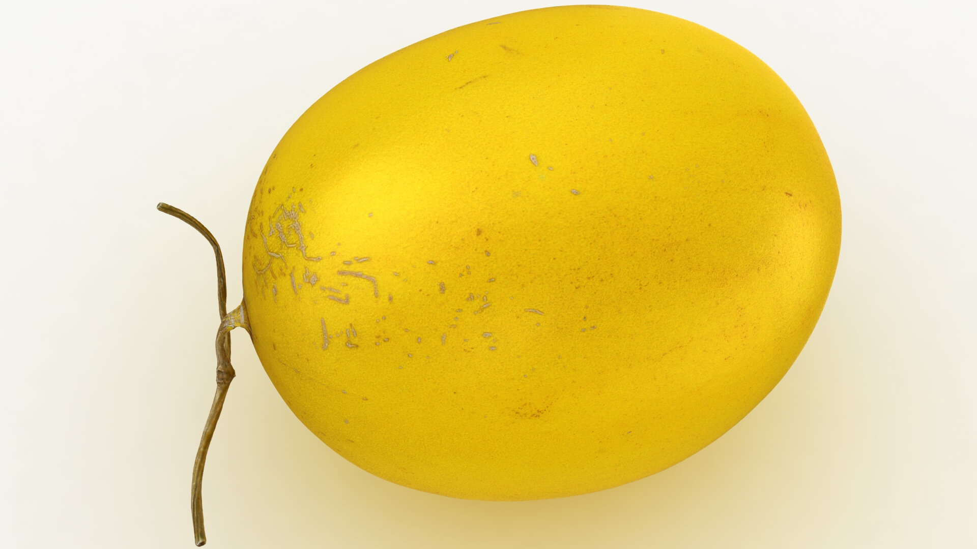 Golden Cantaloupe 3D Model