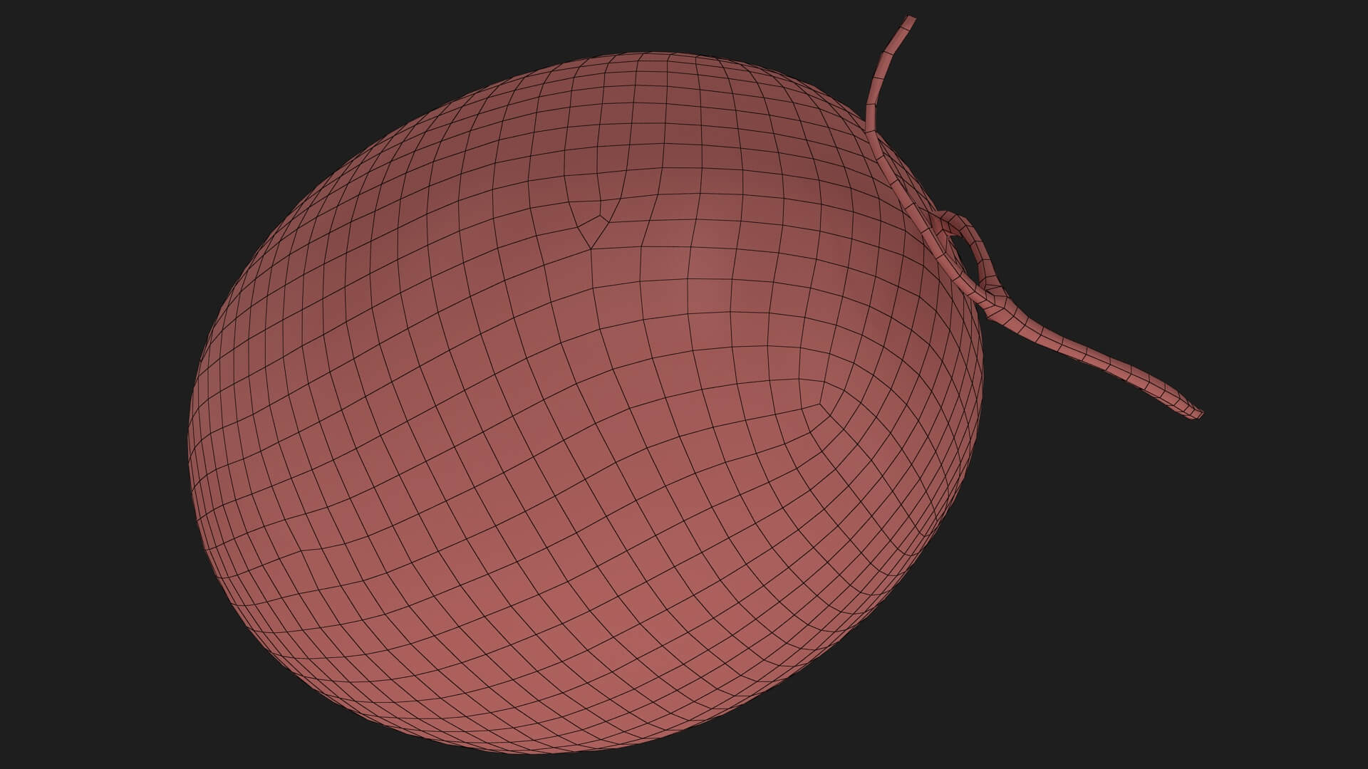 Golden Cantaloupe 3D Model