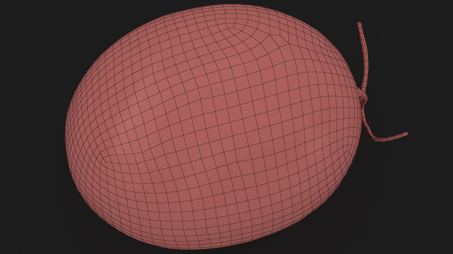 Golden Cantaloupe 3D Model