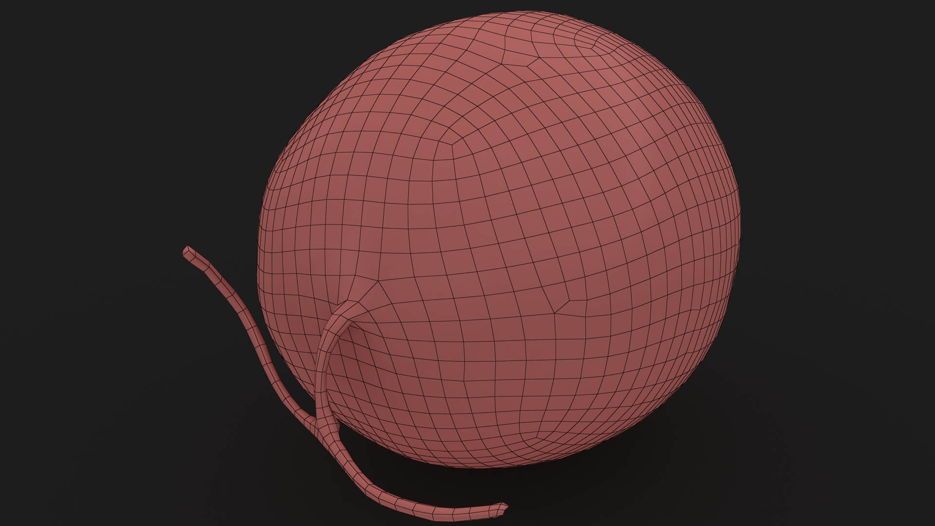 Golden Cantaloupe 3D Model