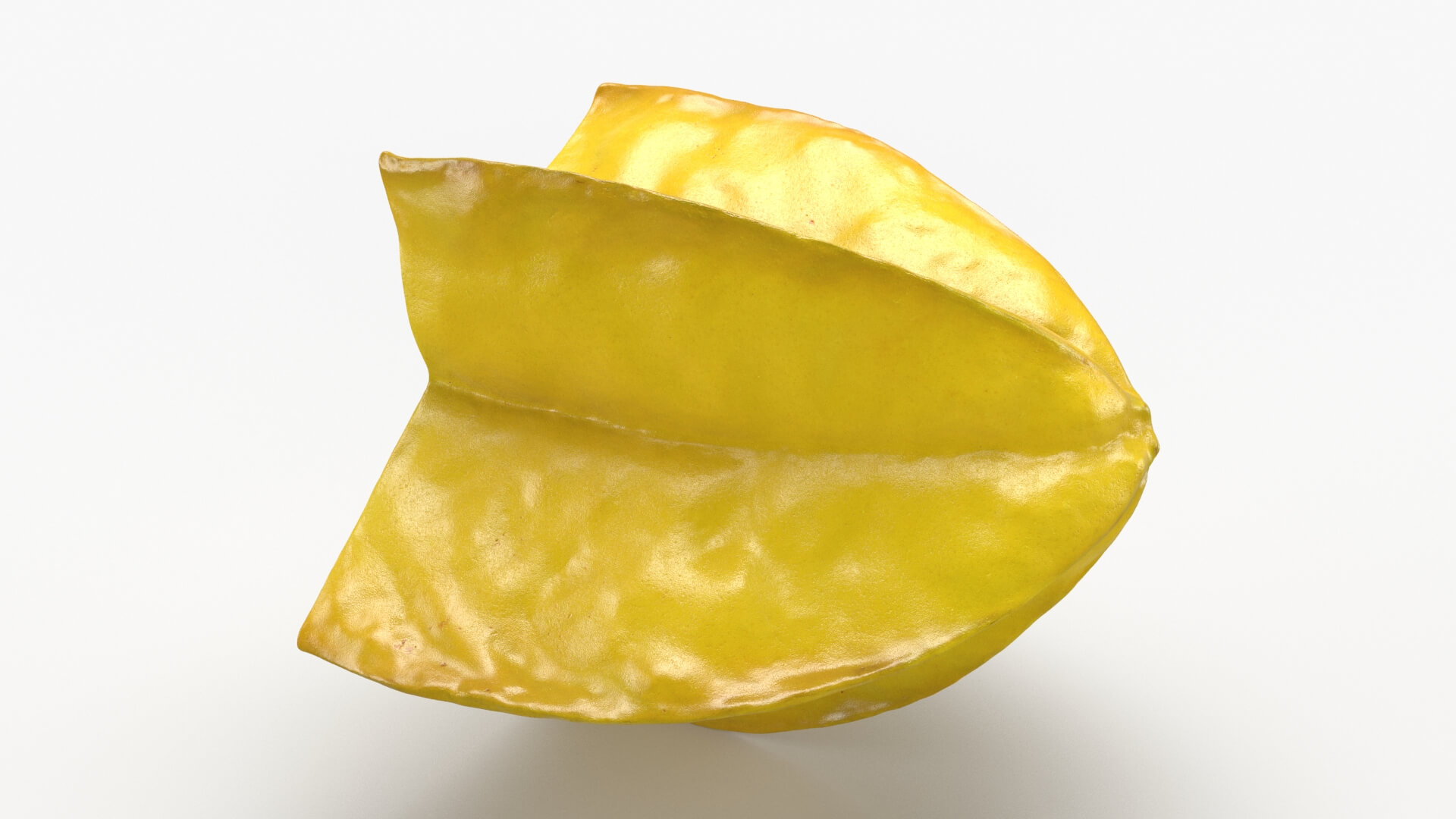 Half Cut Star Fruit 3D Model