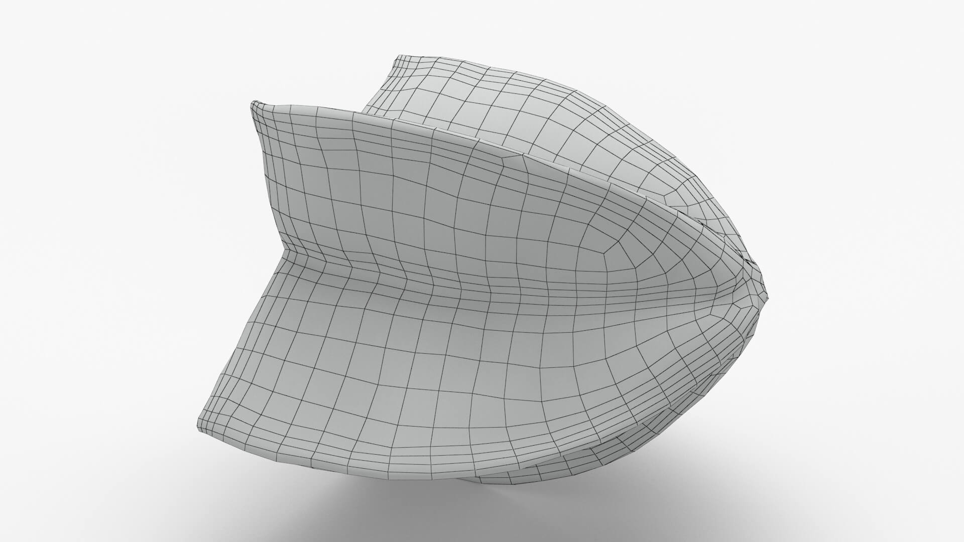 Half Cut Star Fruit 3D Model