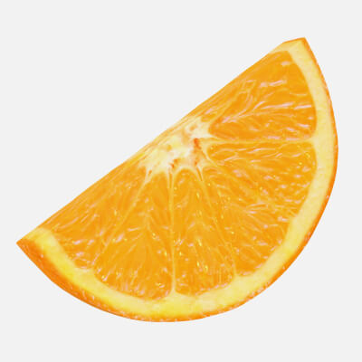 Half Orange Slice