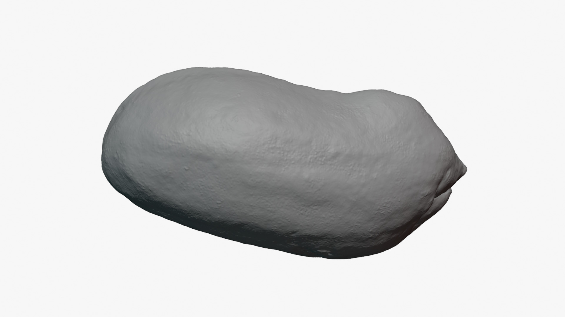 Half Peeled Peanut 01 - For 3D Print 3D Model