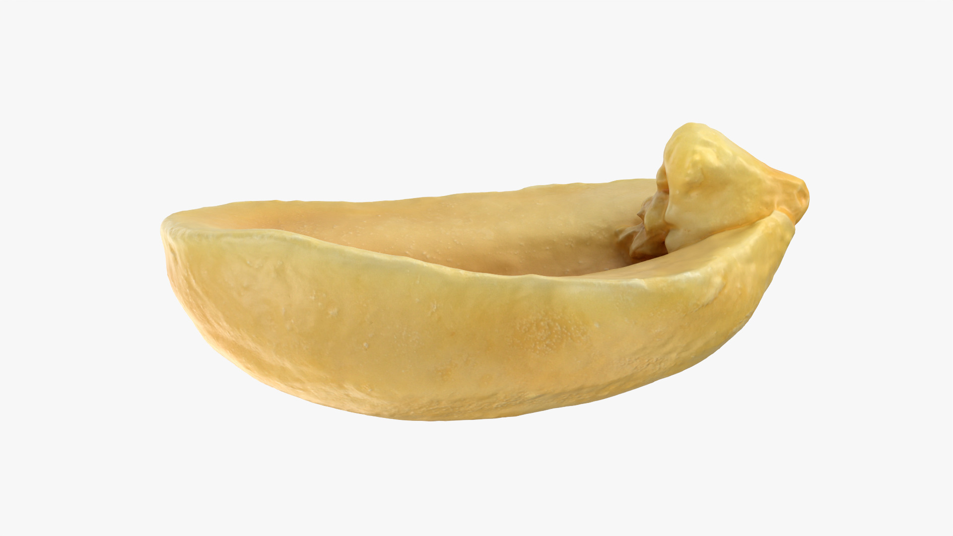 Half Peeled Peanut 01 3D Model