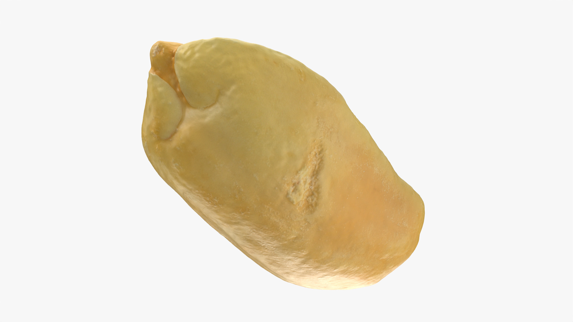 Half Peeled Peanut 01 3D Model