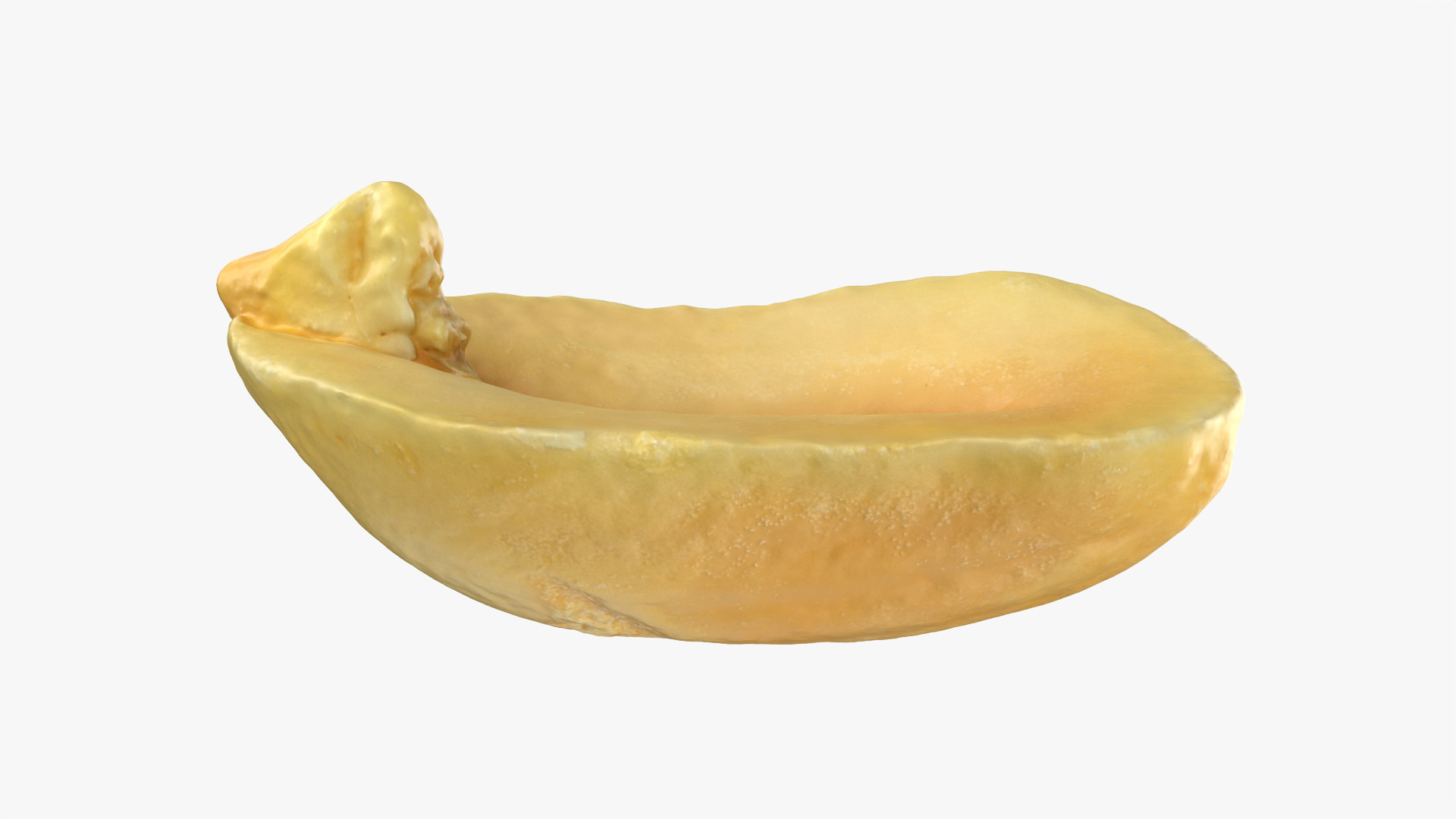 Half Peeled Peanut 01 3D Model