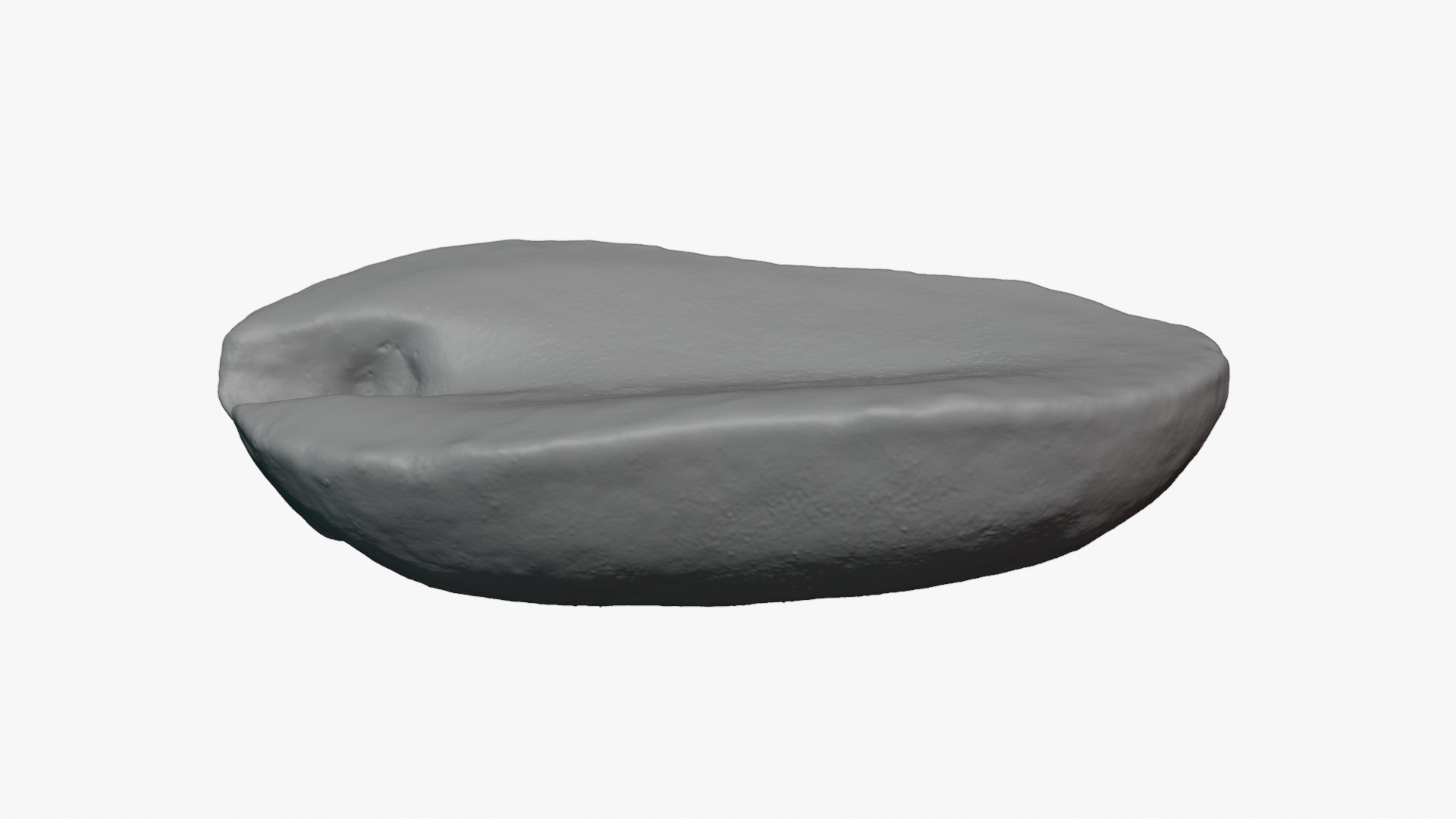 Half Peeled Peanut 02 - For 3D Print 3D Model