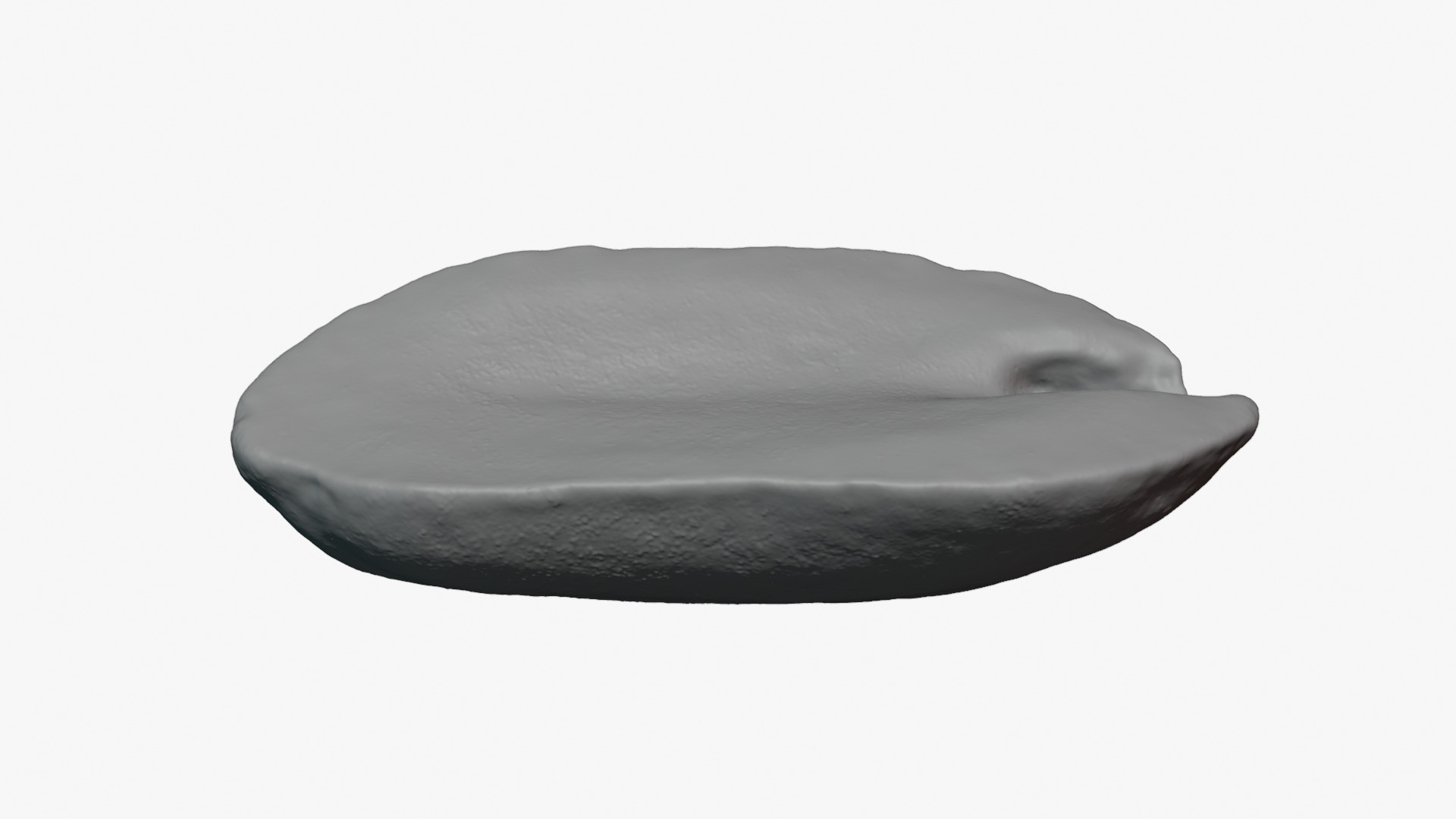 Half Peeled Peanut 02 - For 3D Print 3D Model
