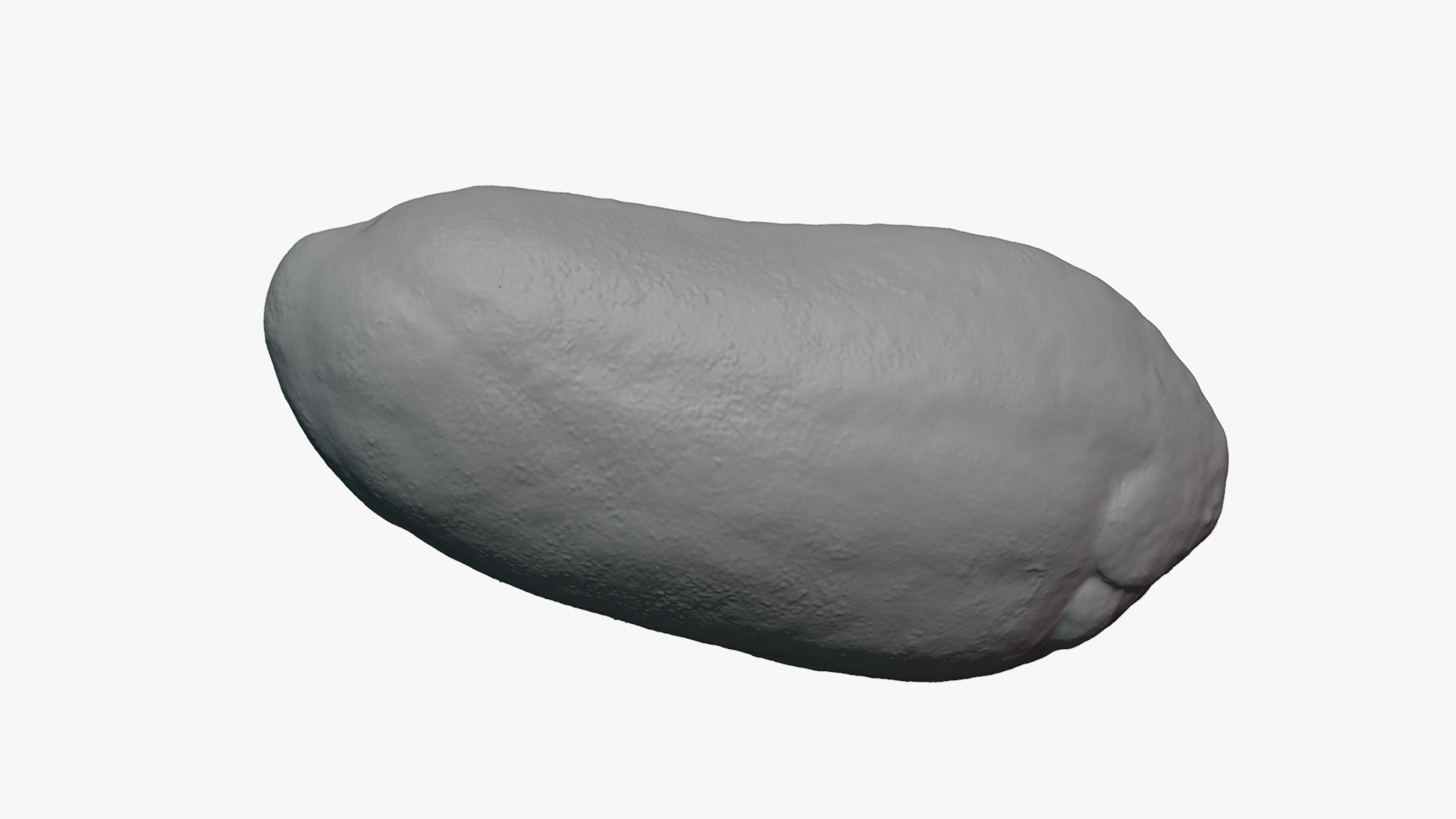 Half Peeled Peanut 02 - For 3D Print 3D Model