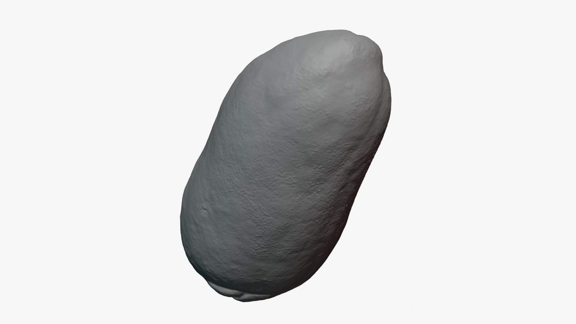 Half Peeled Peanut 02 - For 3D Print 3D Model