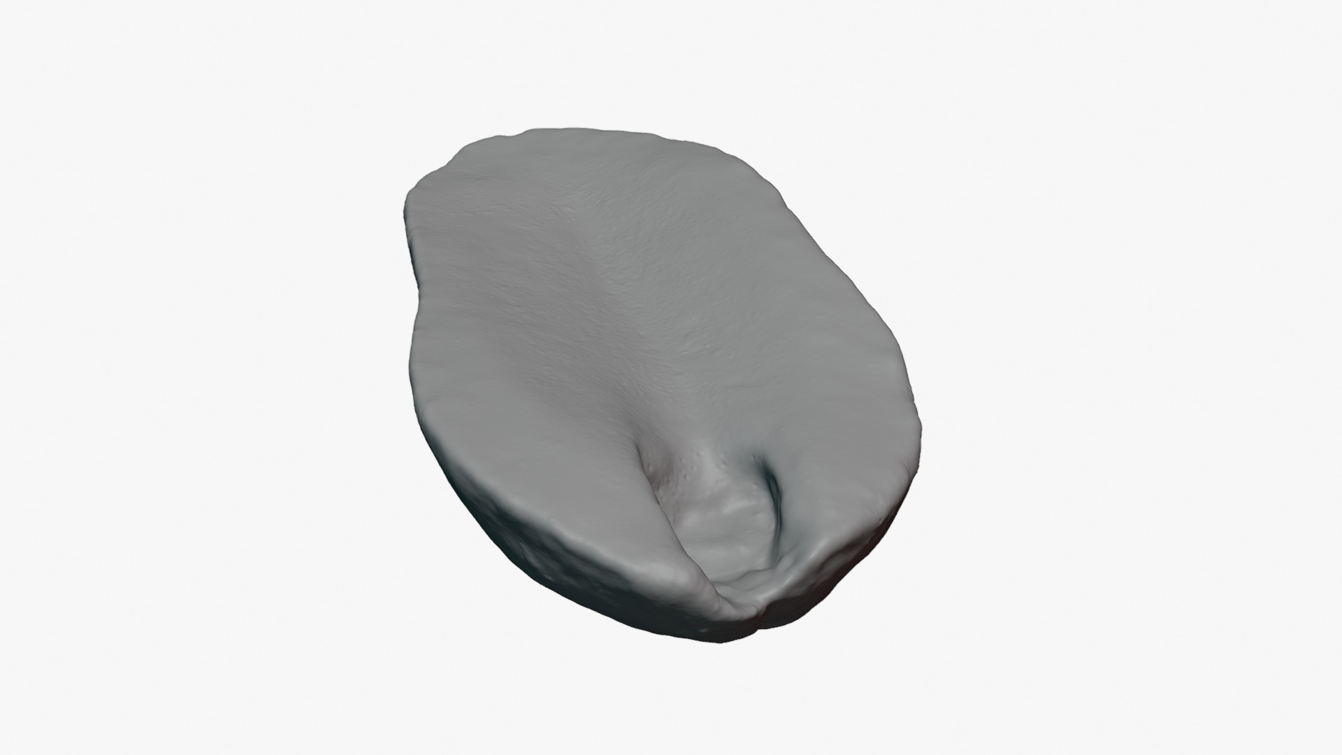 Half Peeled Peanut 02 - For 3D Print 3D Model