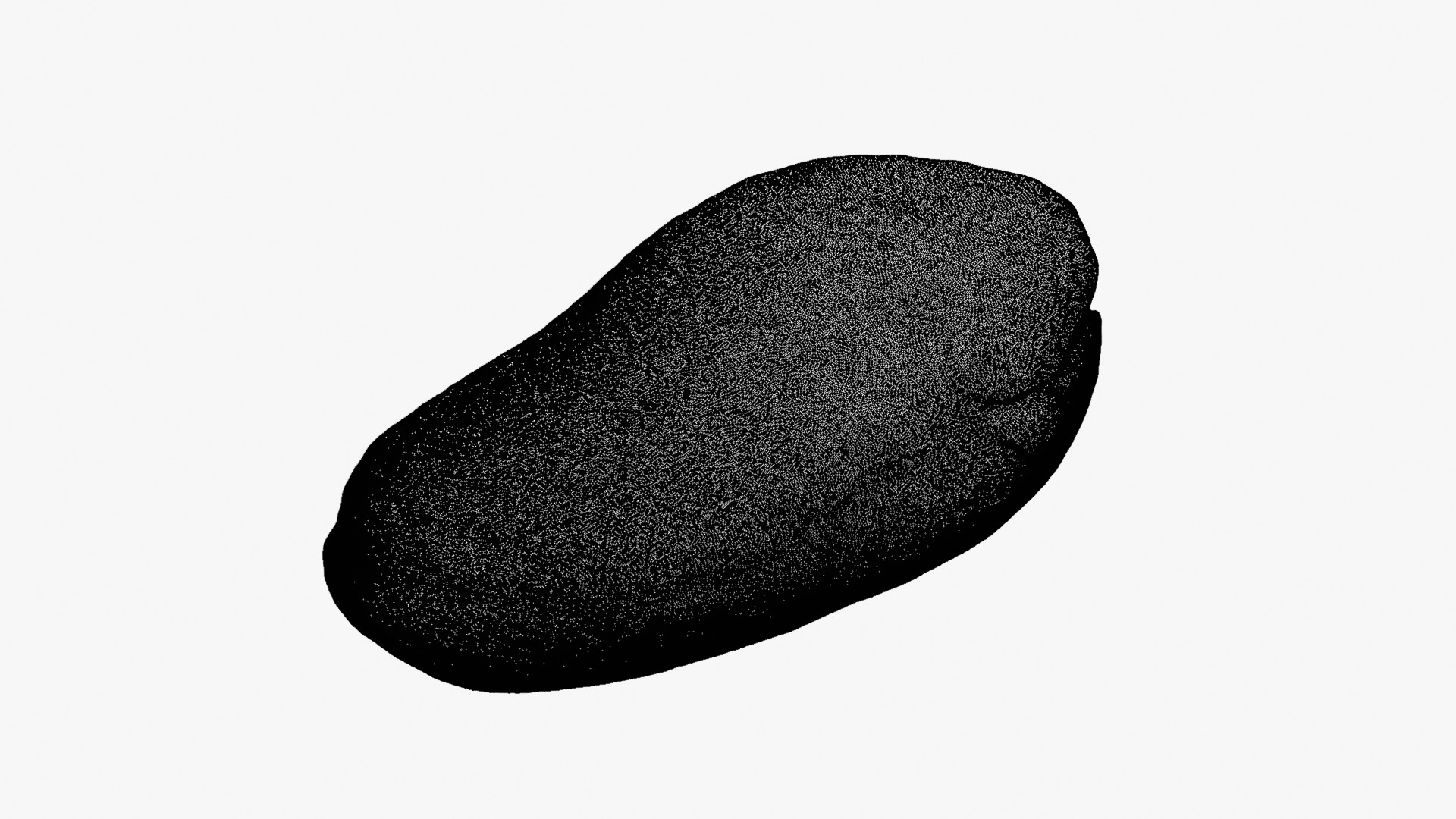 Half Peeled Peanut 02 - For 3D Print 3D Model