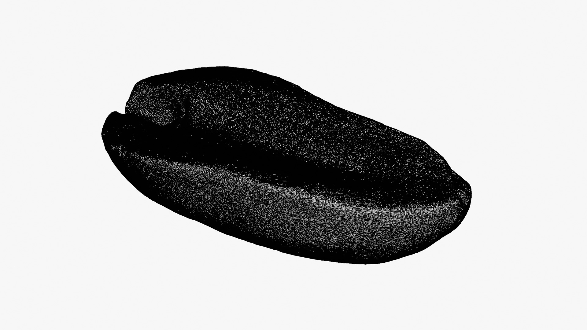Half Peeled Peanut 02 - For 3D Print 3D Model