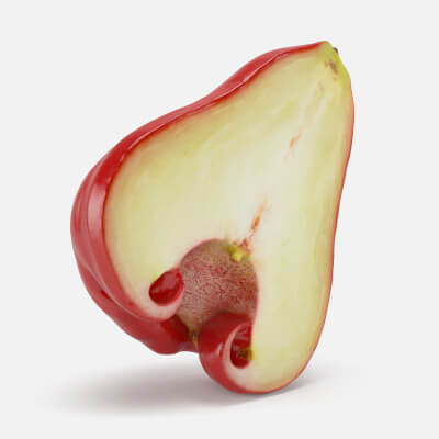 Half Rose Apple