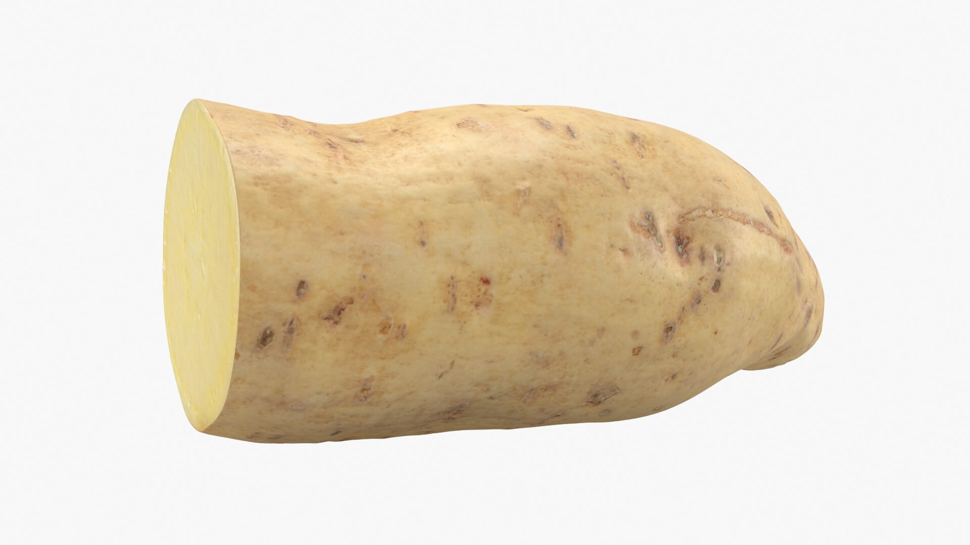 Half Sweet Potato 01 3D Model
