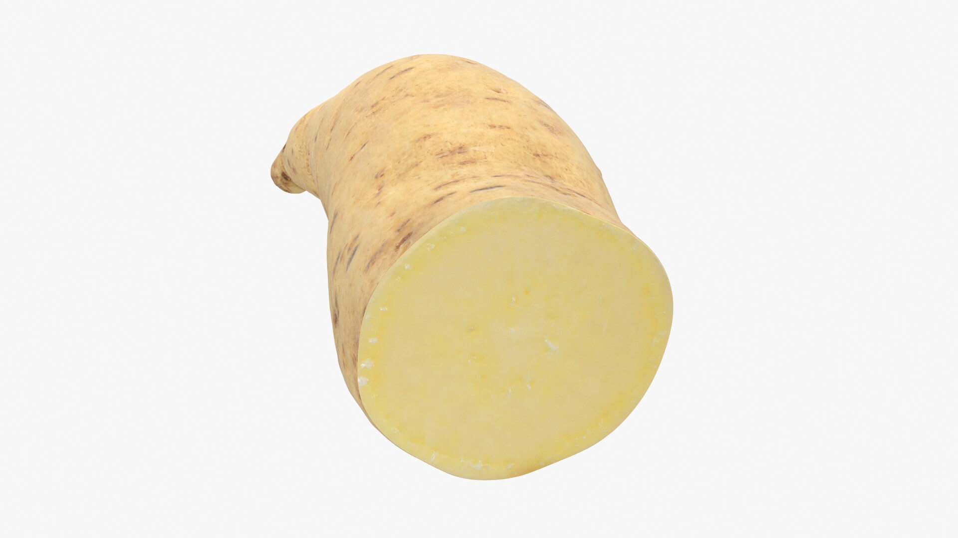 Half Sweet Potato 01 3D Model