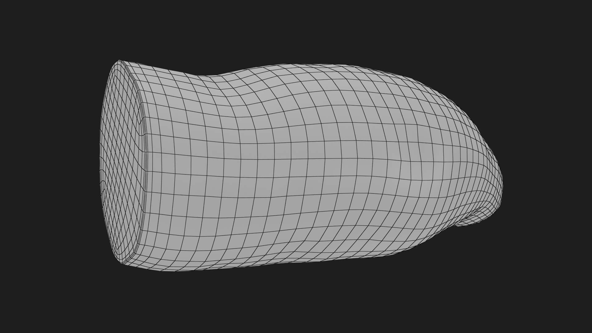 Half Sweet Potato 01 3D Model