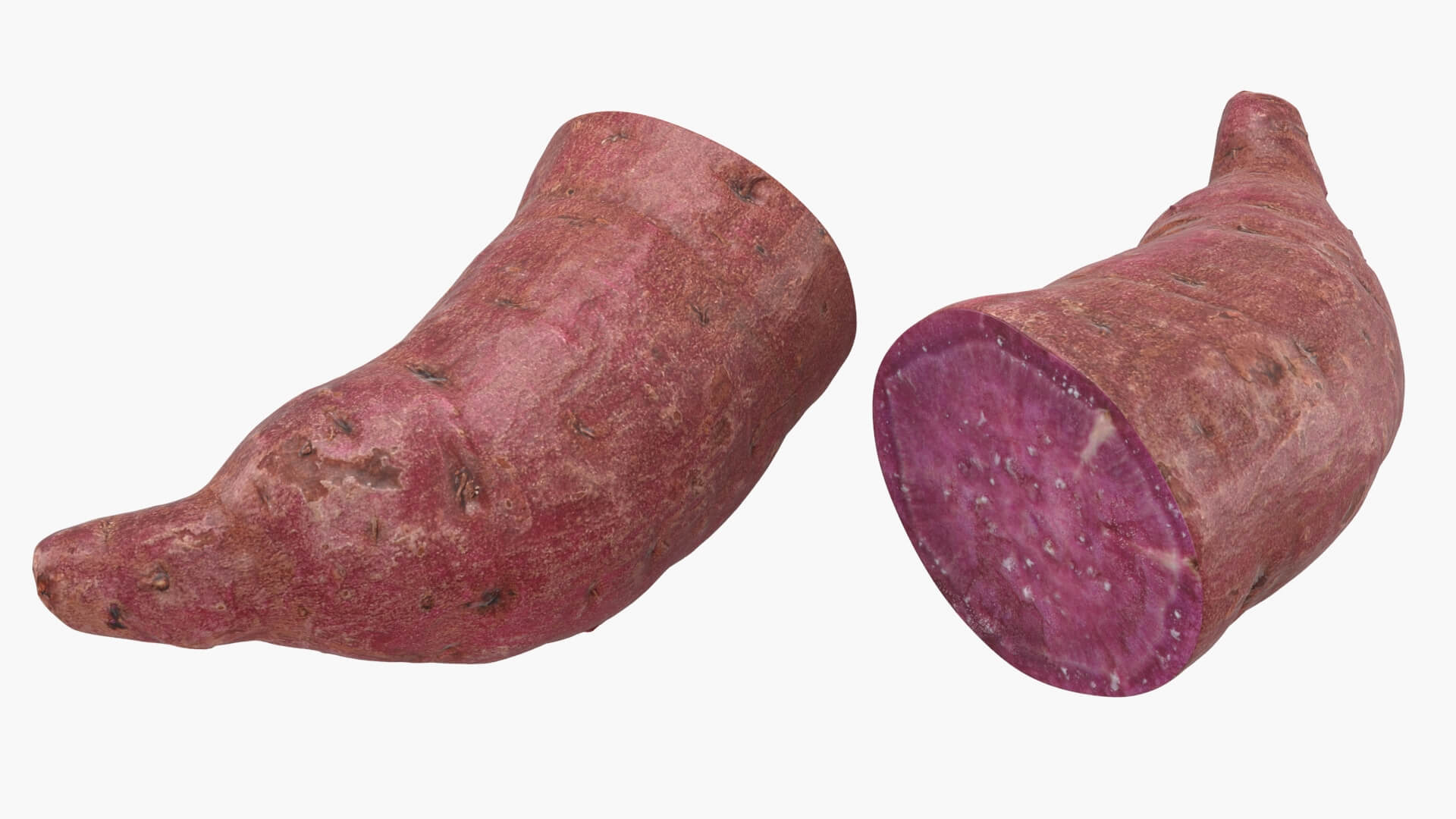 Half Sweet Potato 02 3D Model