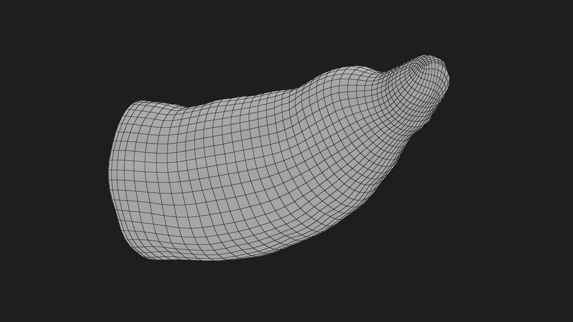 Half Sweet Potato 02 3D Model