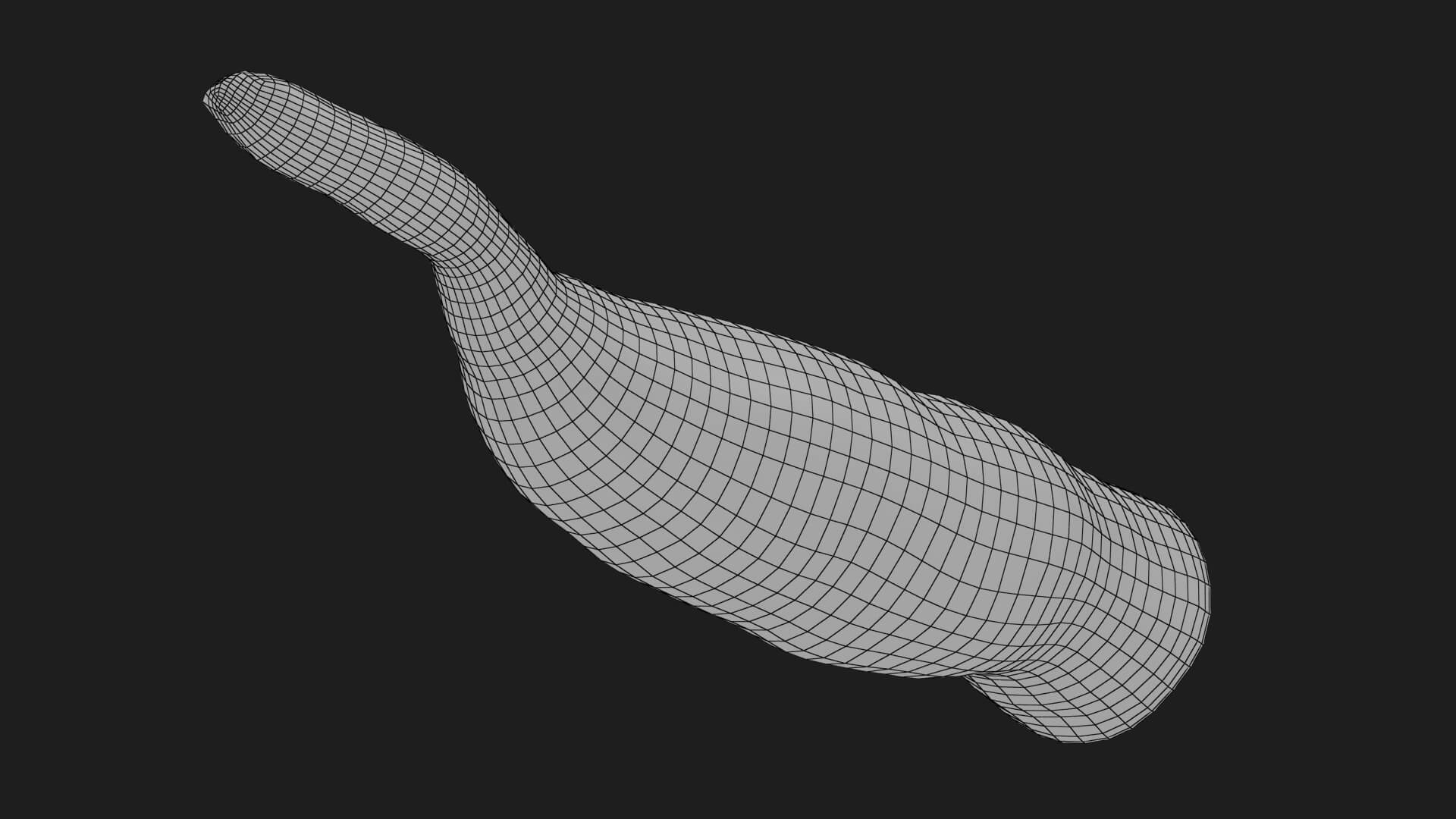 Half Sweet Potato 04 3D Model