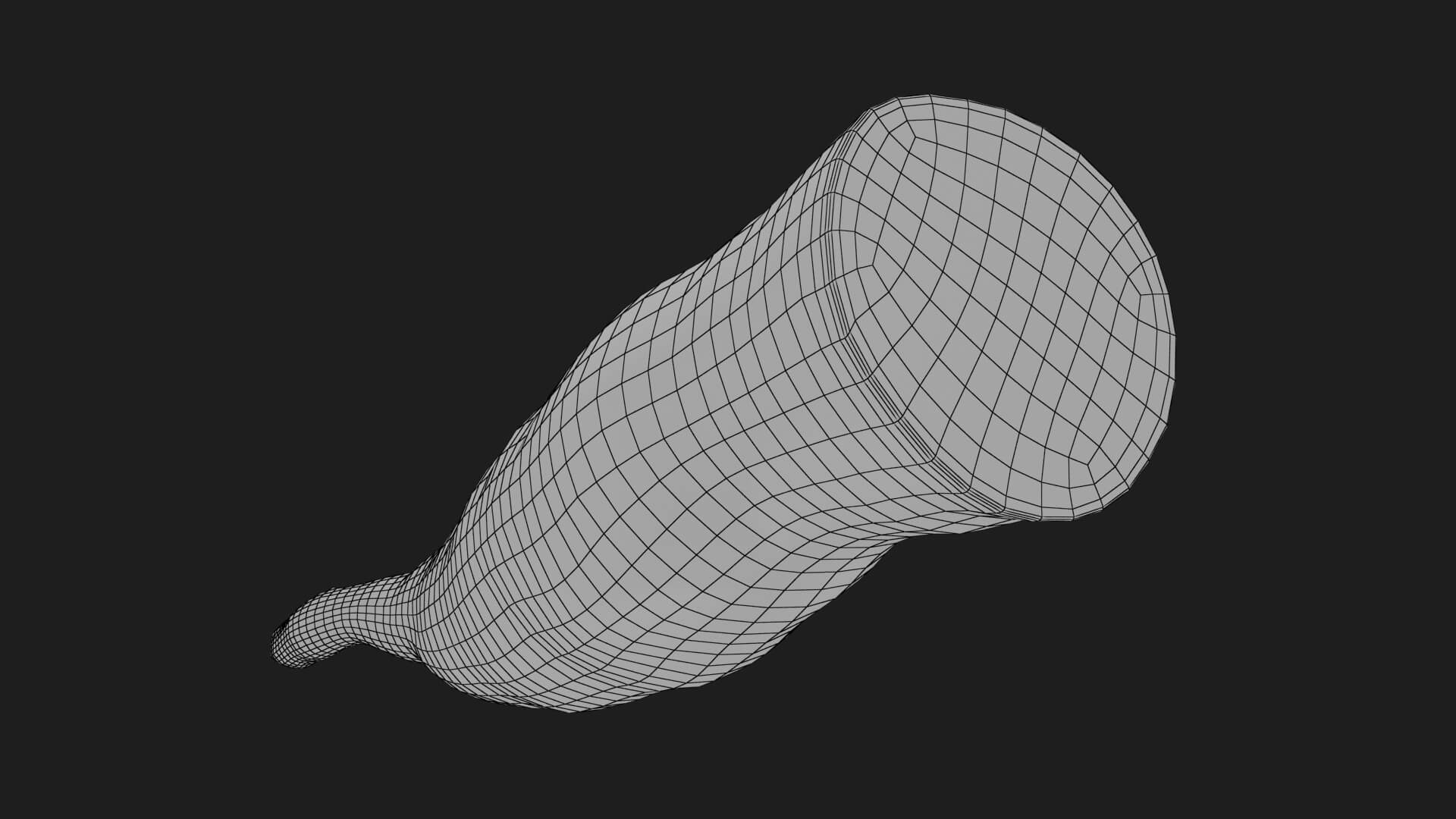Half Sweet Potato 04 3D Model