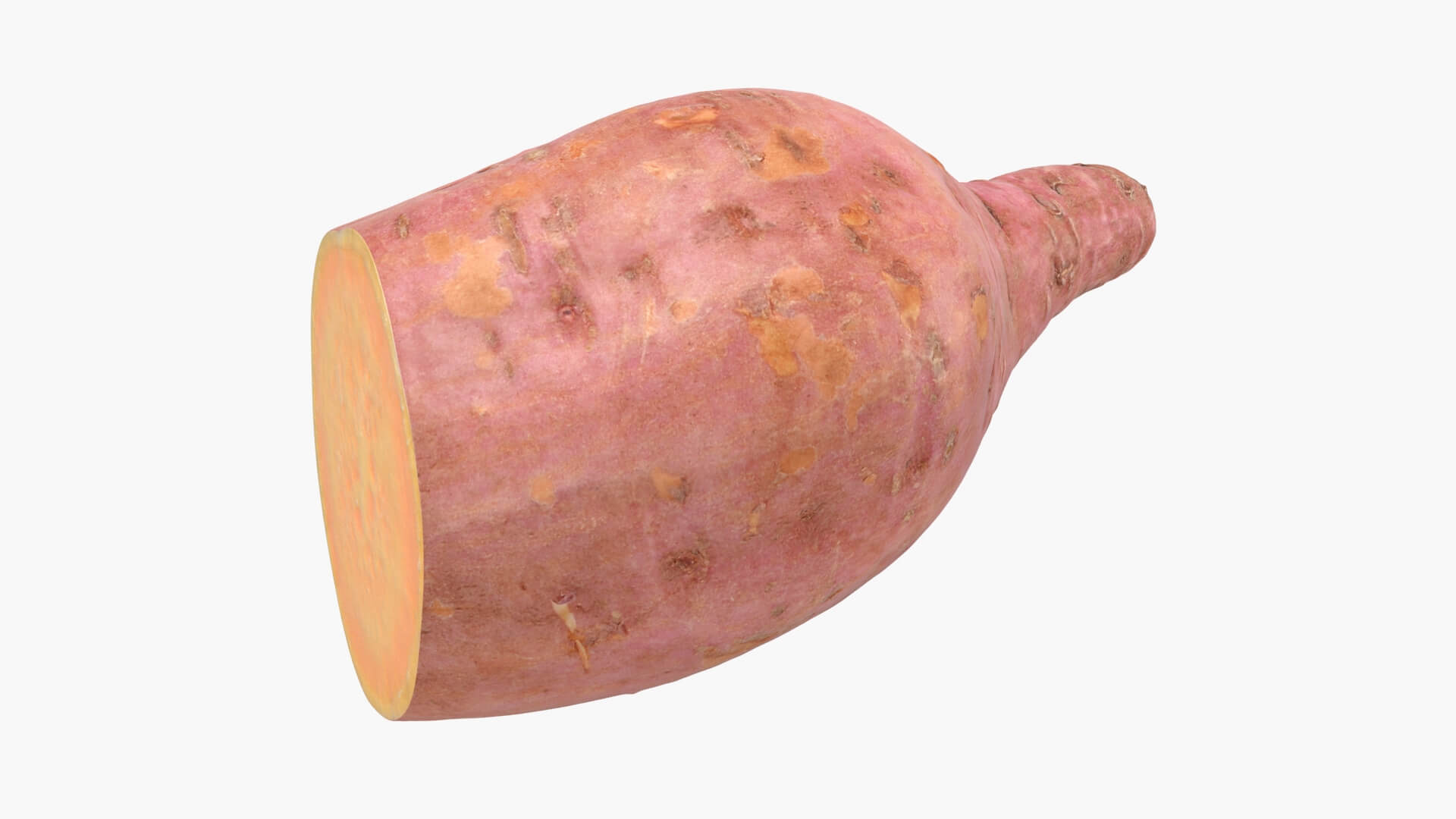 Half Sweet Potato 05 3D Model