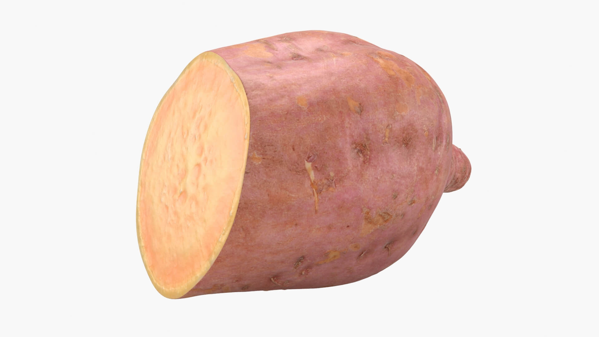 Half Sweet Potato 05 3D Model