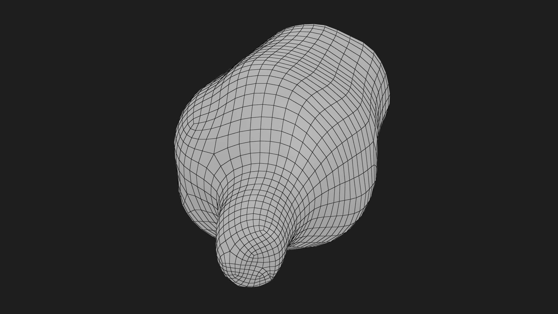 Half Sweet Potato 05 3D Model