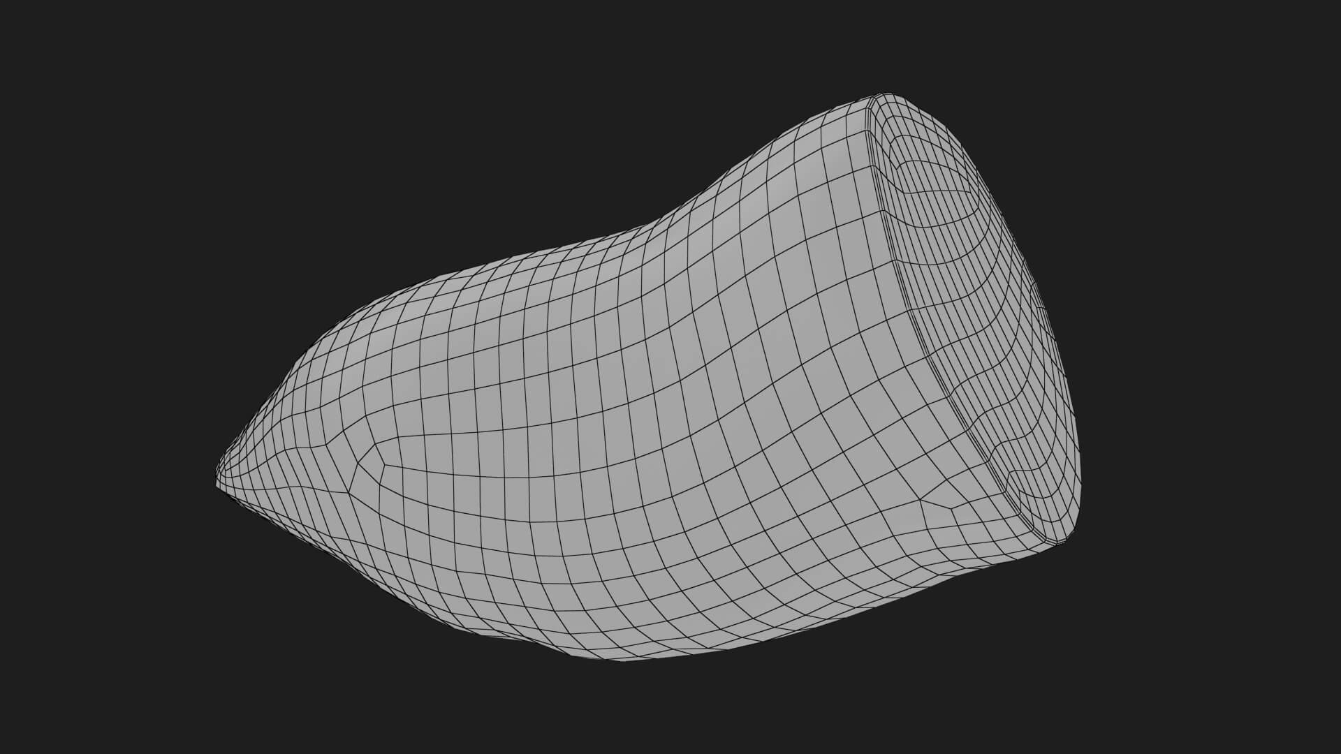 Half Sweet Potato 06 3D Model