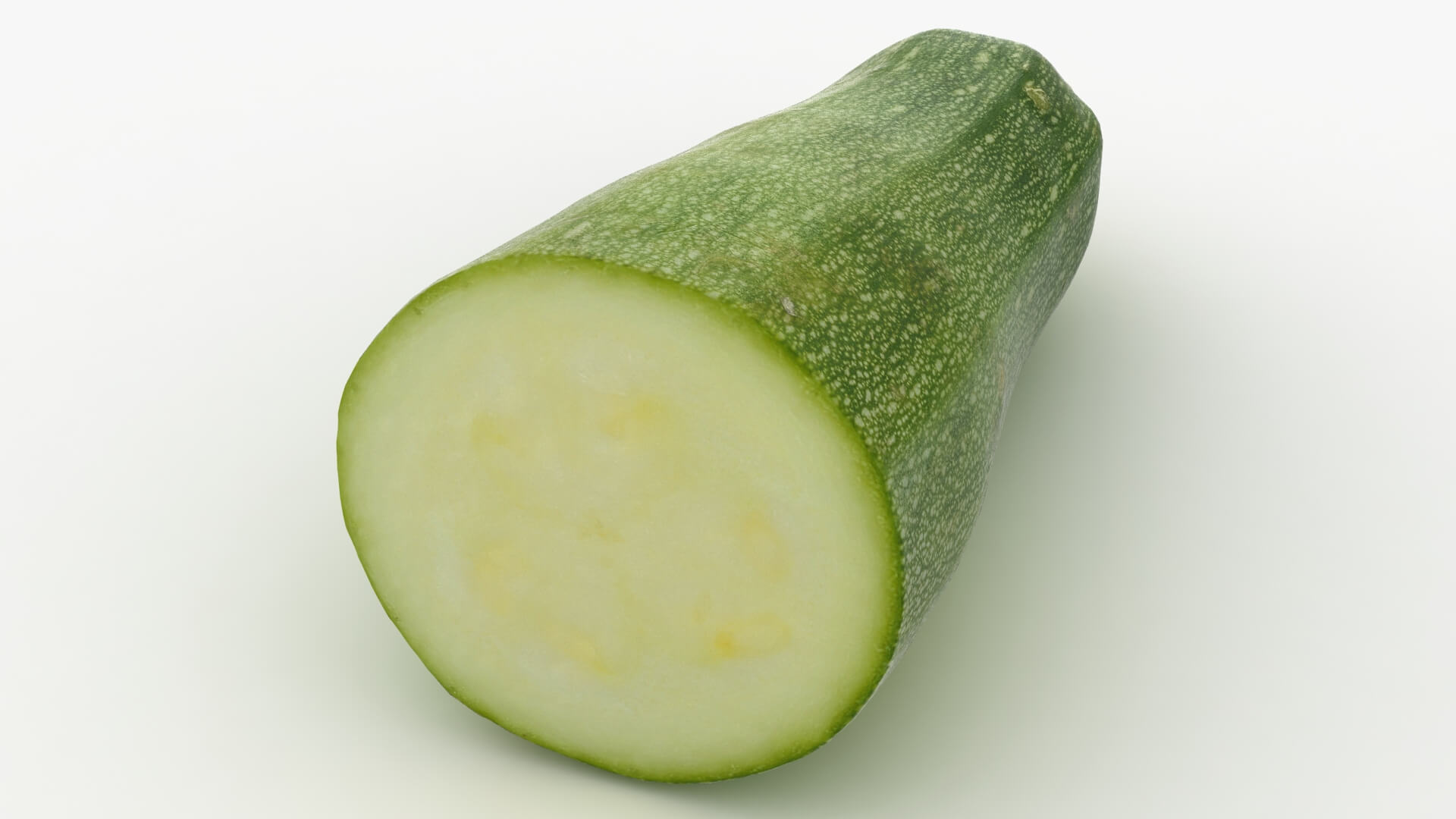 Half Zucchini 02 3D Model