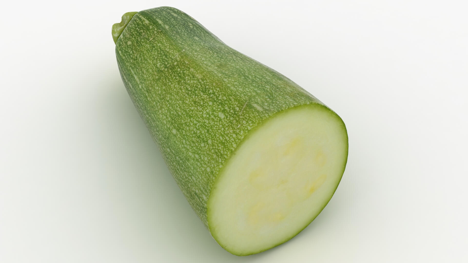 Half Zucchini 02 3D Model