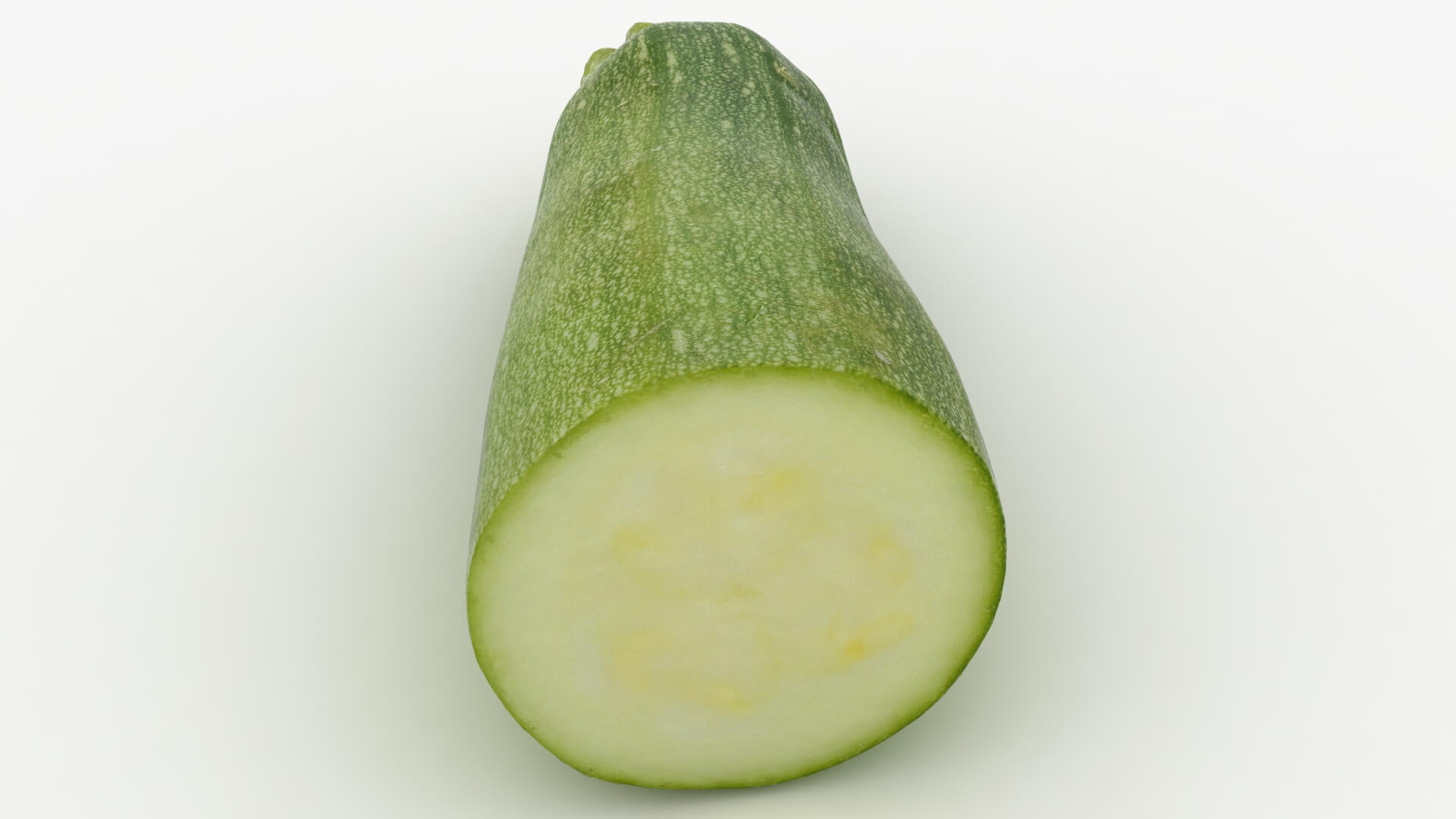 Half Zucchini 02 3D Model