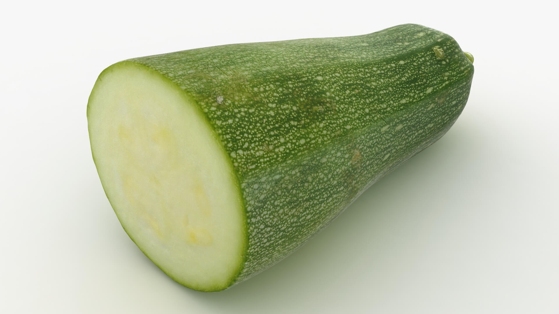 Half Zucchini 02 3D Model