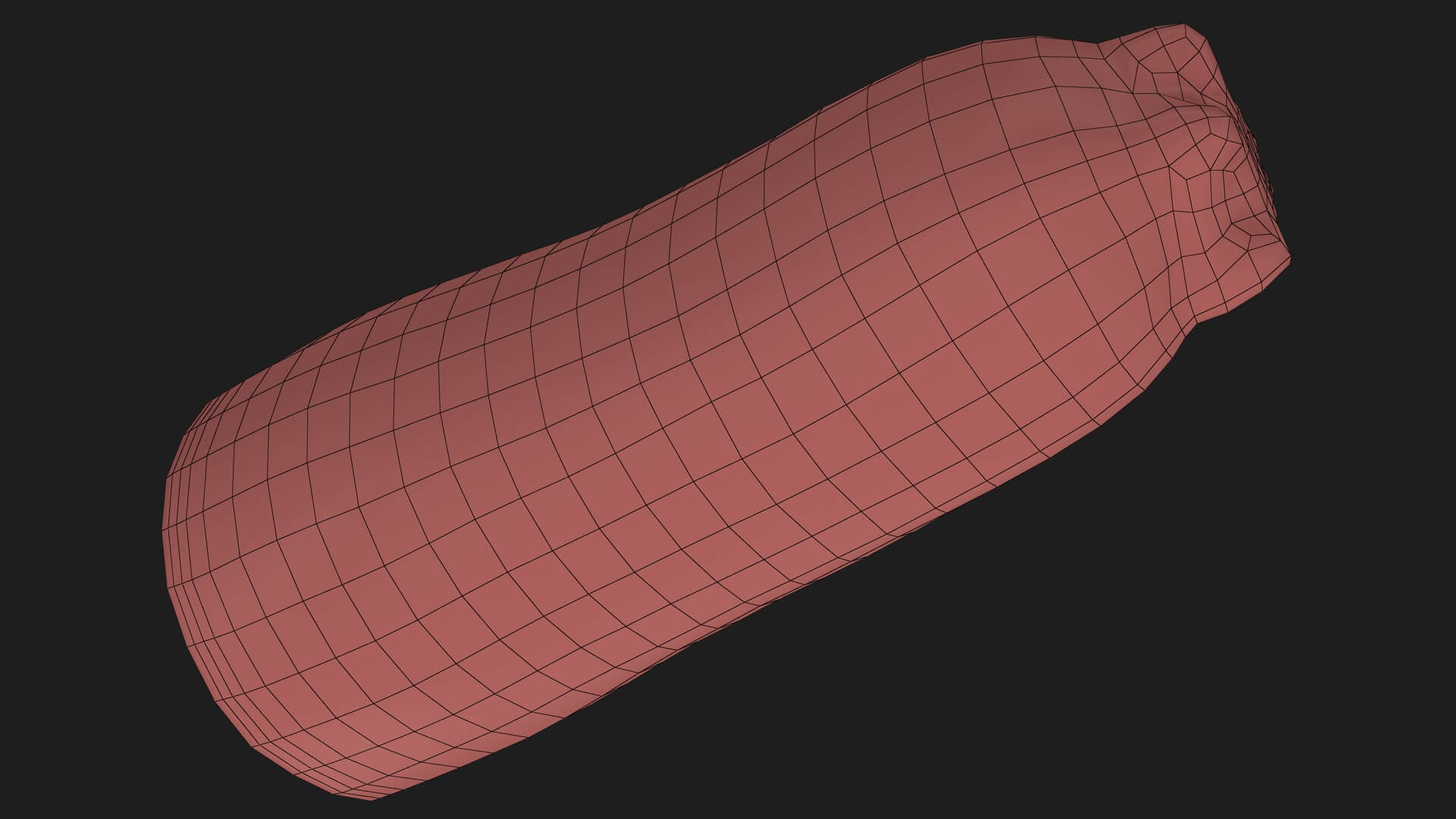 Half Zucchini 02 3D Model