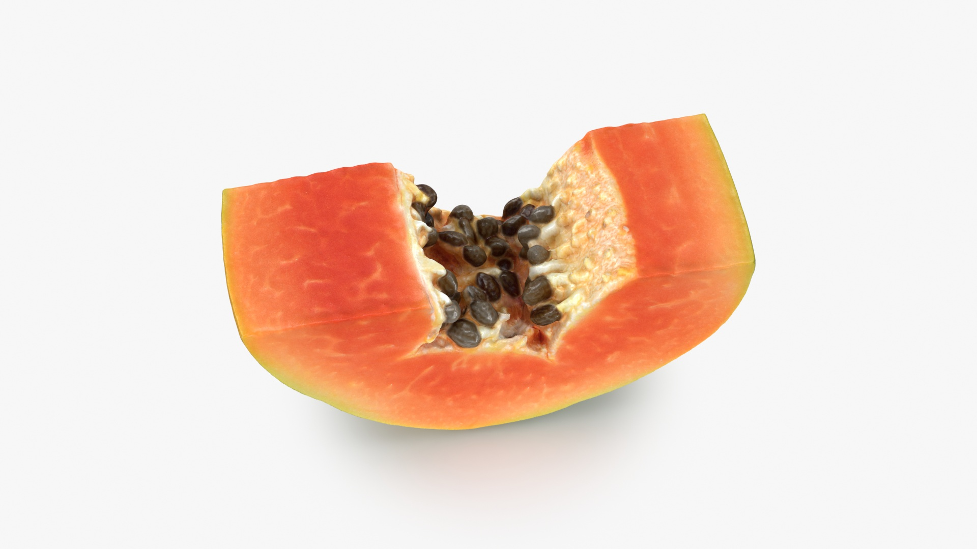 Papaya Slice 3D Model