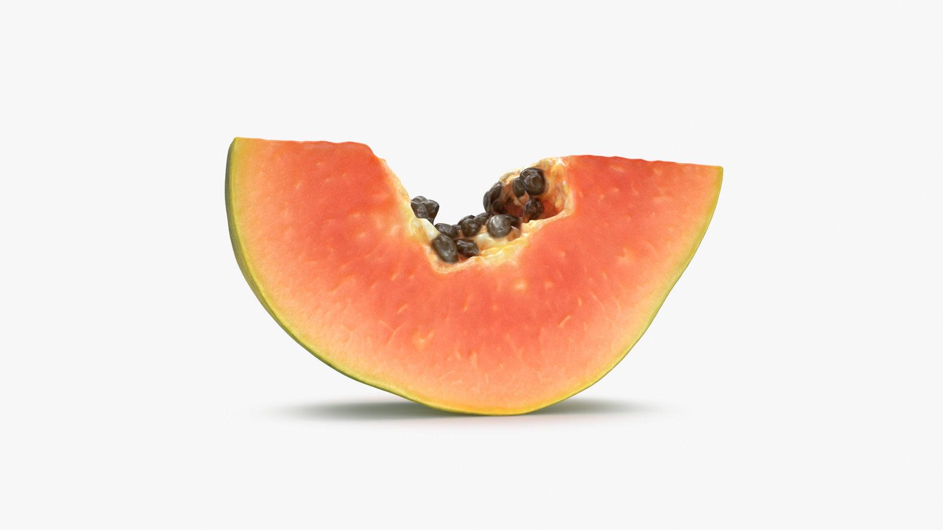 Papaya Slice 3D Model