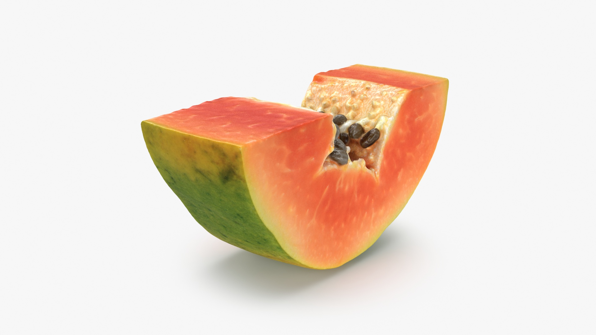 Papaya Slice 3D Model