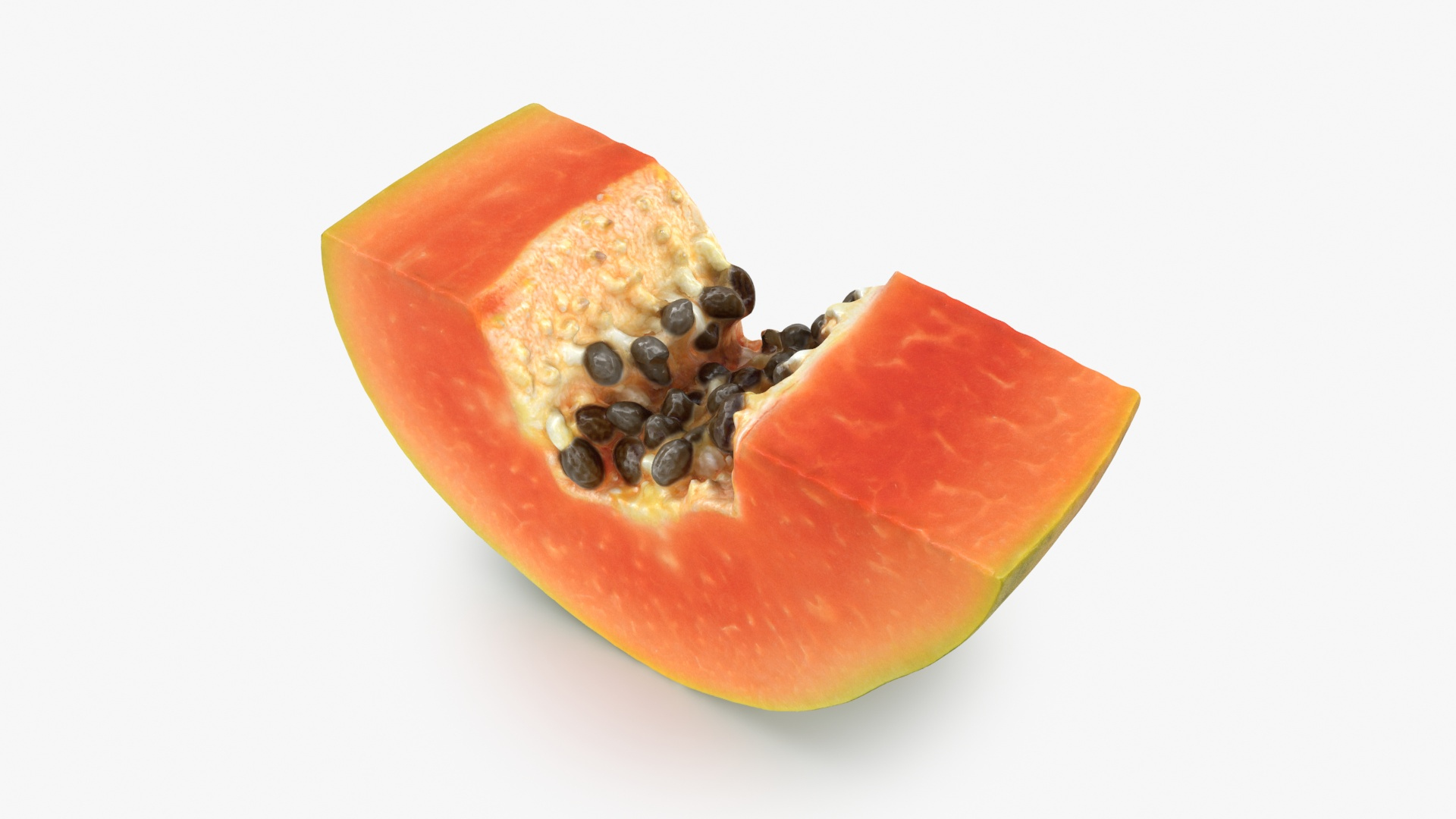 Papaya Slice 3D Model