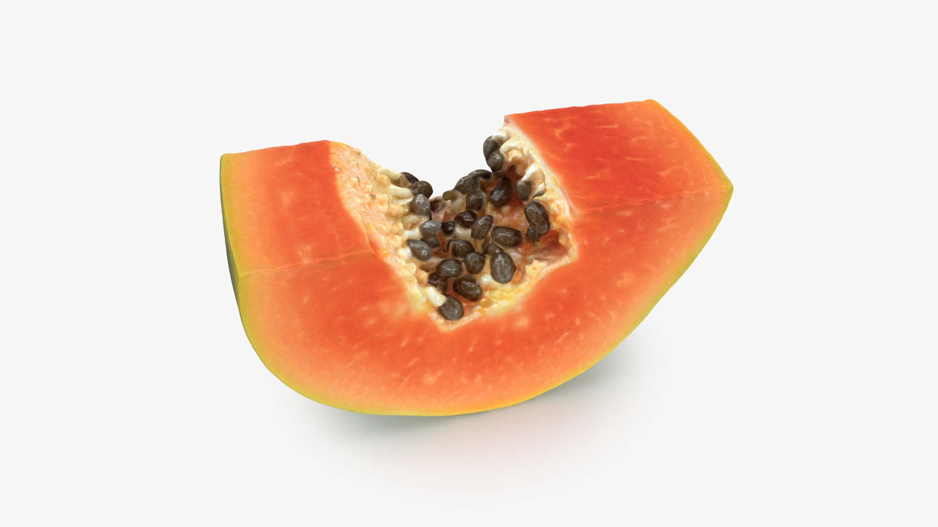 Papaya Slice 3D Model