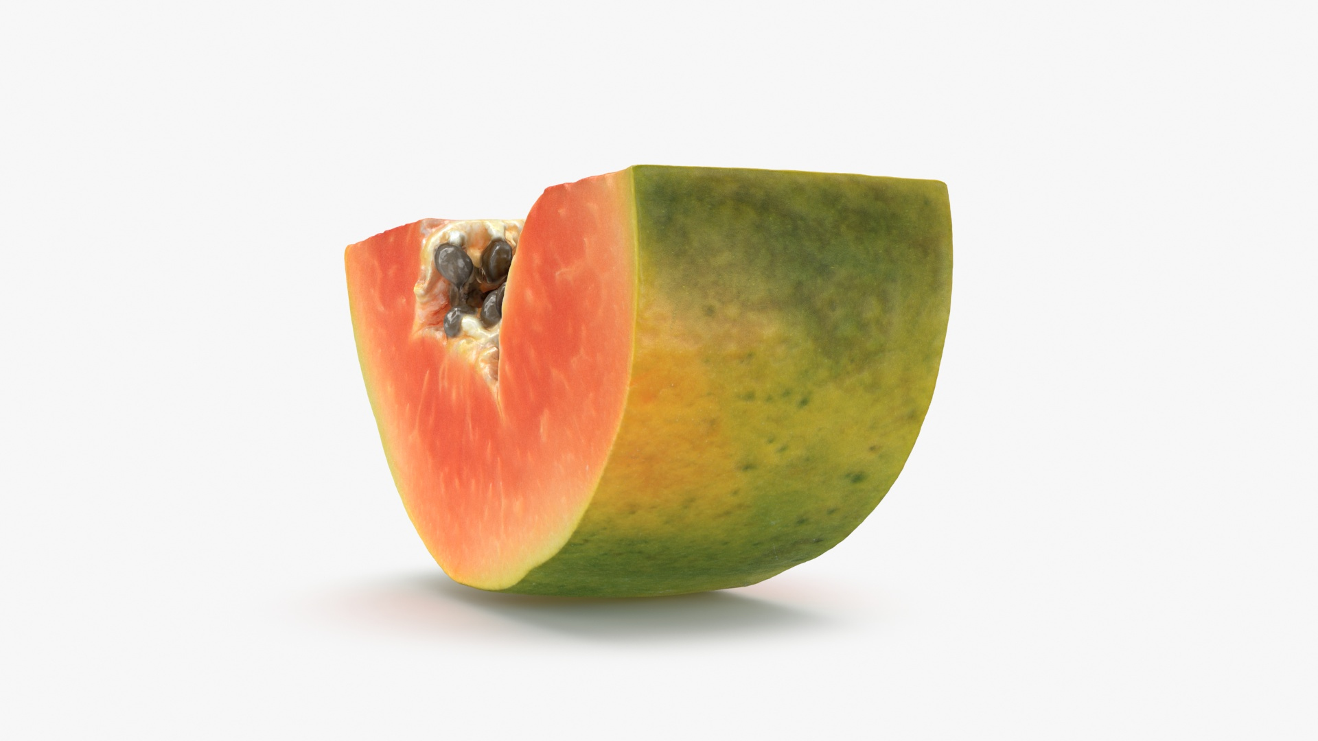 Papaya Slice 3D Model
