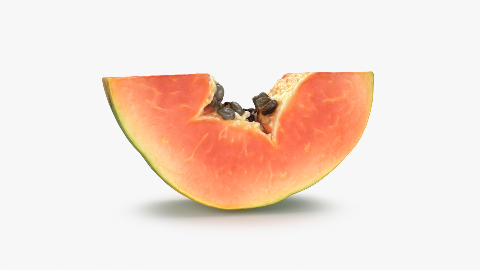 Papaya Slice 3D Model