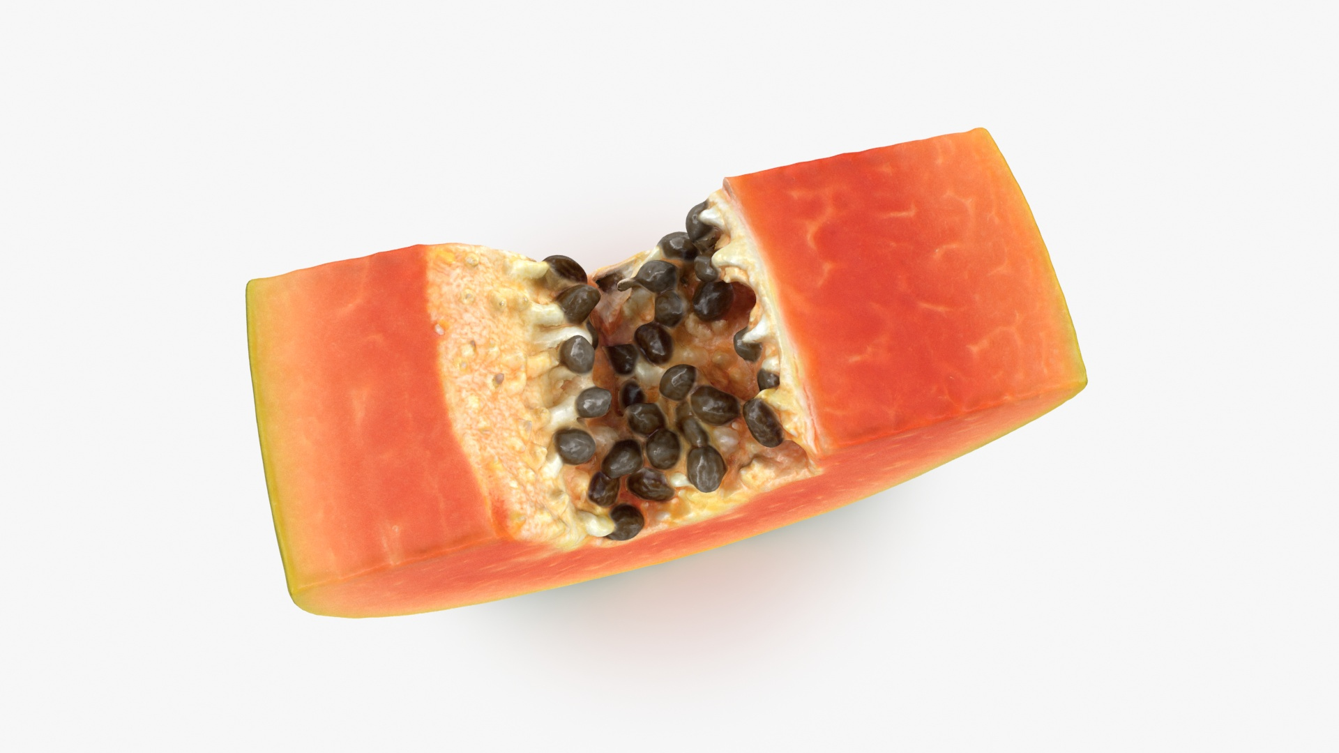 Papaya Slice 3D Model