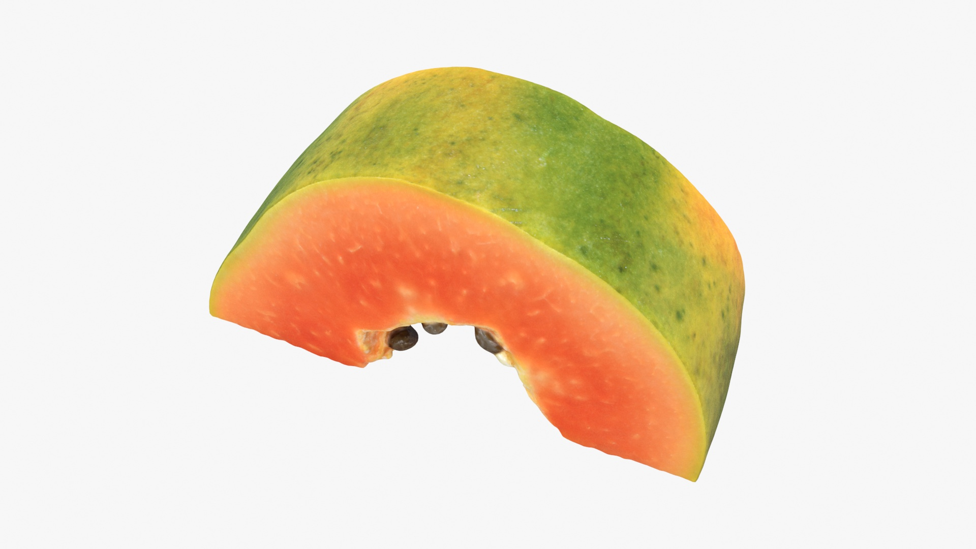 Papaya Slice 3D Model