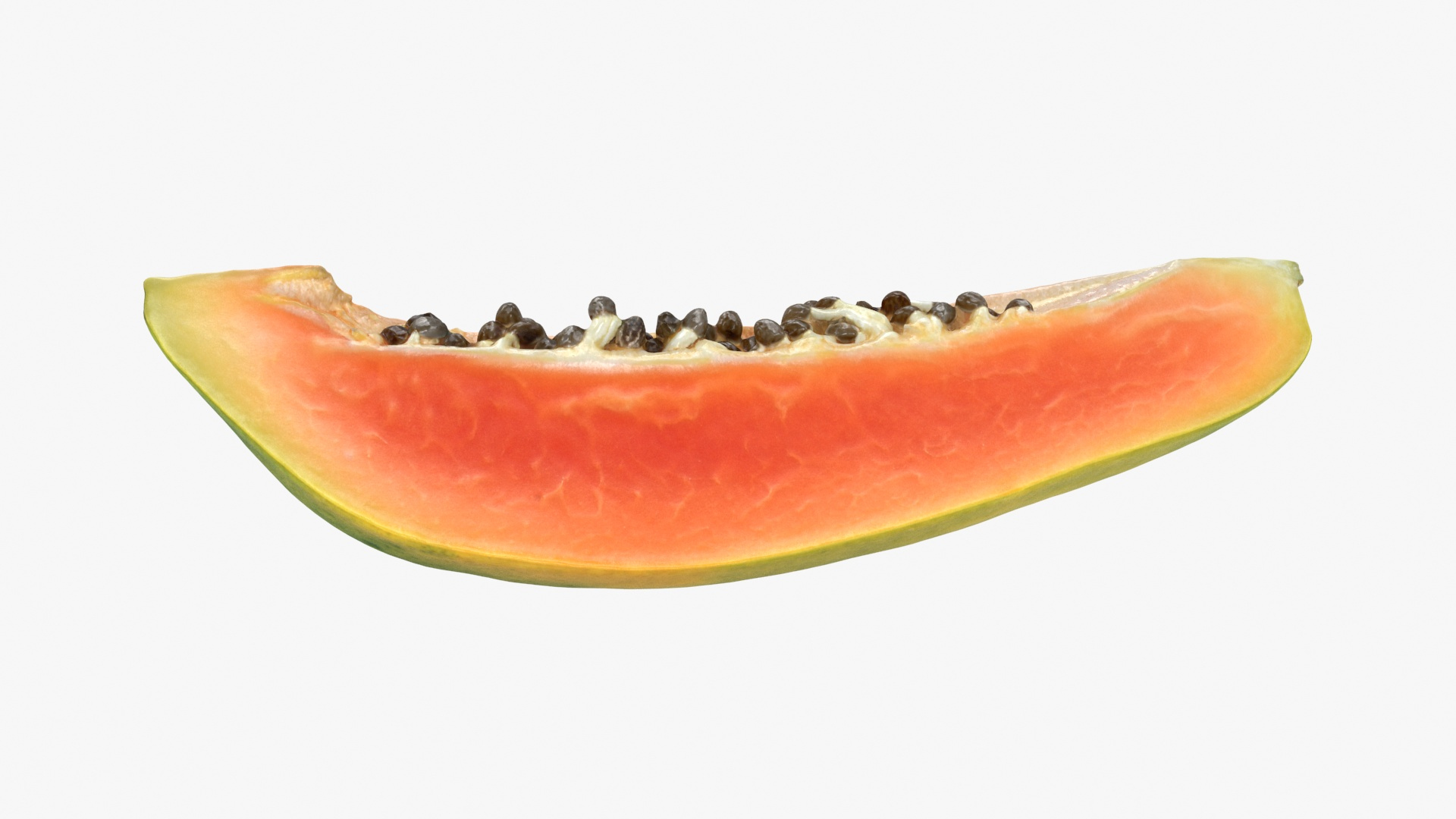 Papaya Wedge 3D Model