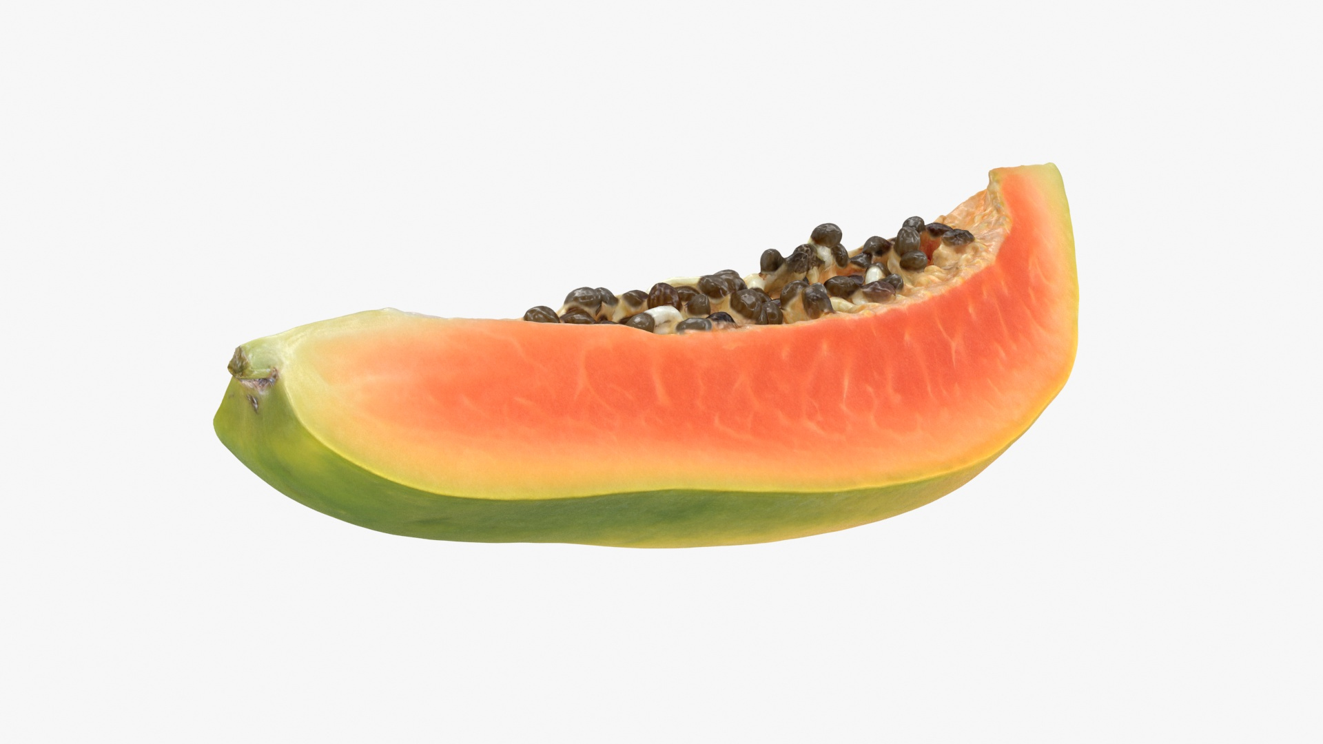 Papaya Wedge 3D Model